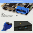 2X(Pci-E To Usb3.0 Expansion Card Pci Express Adapter Converter Card Front