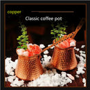 320ml Turkish Coffee Pot Copper Cezve With Handle Retro Restaurant Stove Top