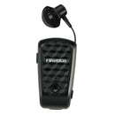 Stereo Wireless Clip-on Earbuds Earphone Bluetooth Headset Retractable Black