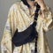 Casual Nylon Messenger Bag Women Fashion Pure Color Street Shoulder Handbag