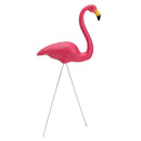1Pcs Pink Looking Up Plastic Flamingo Yard Garden Lawn Art Ornaments Decor