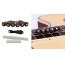 Guitar Bridge Saddle , Nut ,Bone Bridge Pins for 6 String ,Acoustic Guitar