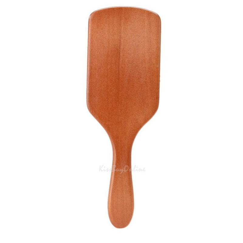 Professional Wooden Large Paddle Hairbrush Hair Massage Salon Styling Comb Brush