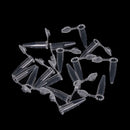 50X 0.5ml Lab Clear Micro Plastic Test Tube Centrifuge Vial Snap Cap ContainerLJ
