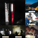 3W COB LED Work Light Magnetic Clip Rechargeable Inspection Flashlight