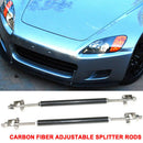 1pair Replacement Parts Tie Support Bar Fixing Splitter Strut Rod Carbon Fiber