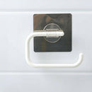 Toilet Paper Holder Wall-Mounted Holder Punch Free For Bathroom Kitchen Han J3E4