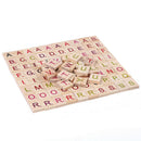 100X~wooden scrabble tiles colorful letters numbers for crafts wood alphabet  3c