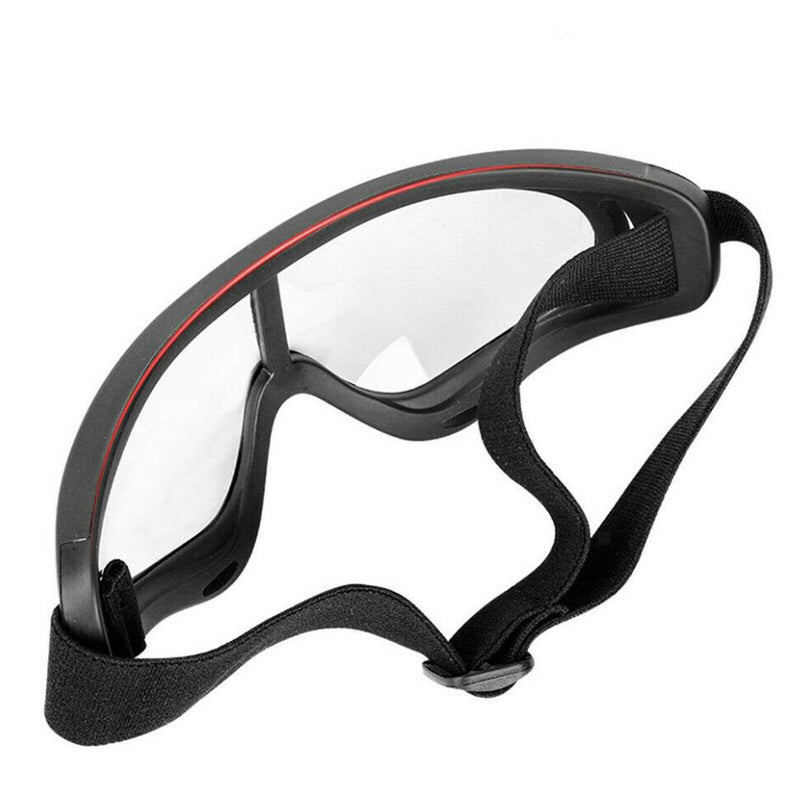 Sports Windproof Clear Lens Safety Glasses Goggles Anti Fog Eye Protection