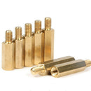 180pcs M2.5 Single/Double Pass Hex Copper Column Screw Nut Assorted Set Box