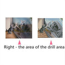 Full Circular 5D Diy Diamond Painting Cat Imagines Tiger Picture Diamond Em