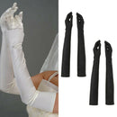 2 Pair Women Evening Finger Gloves Party 1920s Opera Long Gloves Sunscreen