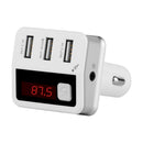 Car Kit Handsfree Wireless Bluetooth FM Transmitter LCD MP3 Player USB Char