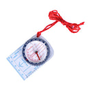 1pc Portable Compass Ruler Scale Scout Hiking Camping Boating Orienteering Map