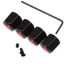 4pcs/Set Wheel Tyre Tire Valve Stems Air Dust Cover Screw Caps Car Accessories