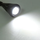 LED Wall Lamp 2W 12V Gooseneck Reading Light - Black Adjustable