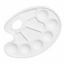 1X Traditional Oval Mixing Art Artist Alternatives Paint Tray Color Palette