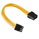 1pc 8-pin To 8-pin PCIe Power Converter Cable For Video Card Splitter Wire