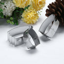 3pcs Calliopsis Cutters Set Stainless Steel Fondant Cakes Mould Tools