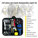 147pcs/set Watch Repair Tool Watch Opener Tweezers Back Case Removing Tool