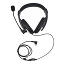 Noise Cancelling 2-Pin Headphone VOX-PTT Deep Bass Stereo Overhead Headset Wired