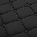 Black Universal Car Seat Cover Soft Warm Breathable Mat for Auto Chair Cushion