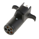 Trailer Electrics Twin Round Adapter 6 Pin To 4 Pin Towing Wiring Plug