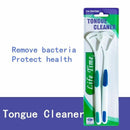 2X/Set Soft Tongue Cleaner Scraper Dental Mouth Oral Clean Heath Care Brush//