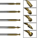 Carpenter Rotary Burr Router Bits Files Wood Cutter Milling Carving Tool Set 10x