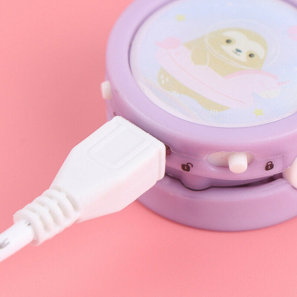 Portable Mini Travel Hair Straightener Curling Iron Cordless USB Port BeginnerTE