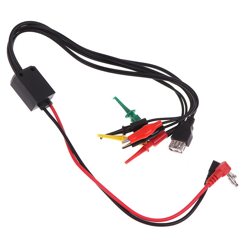 2 Alligator Clips 2 Banana Plugs 4 Hook Clips Power Supply Test Lead KitsJCAU Gw