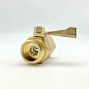Super Heavy Duty 3/4" Brass Water Shut Off Valve Garden Hose Connector New