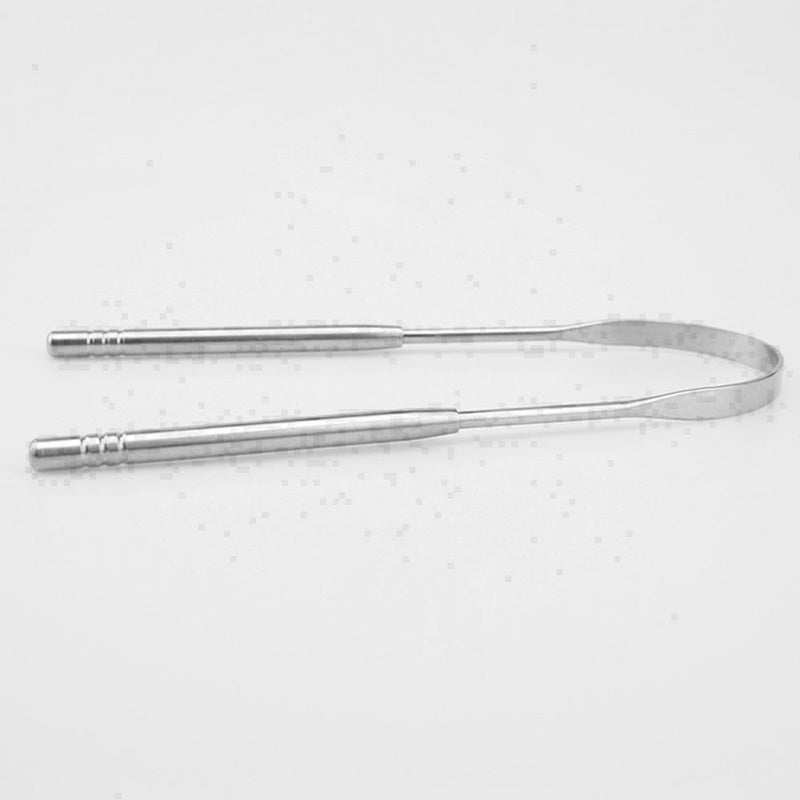 Stainless Steel Tongue Cleaner Scraper Oral Hygiene Bad Breath Care Health V4L1