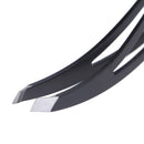 1Pc Stainless Steel Eyebrow Clips Eyebrow Tweezer Face Hair Beauty Slanted Pu JR