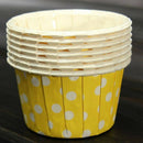 100X Cupcake Wrapper Paper Cake Case Baking Cups Liner Muffin Yellow V5B2