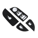 for Alfa Romeo Giulia 2017 2018 ABS Carbon Fiber Window Switch Panel Cover
