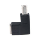 USB 2.0 B Female To USB B Male Right Angle Printer Extension Converter Adapter Z