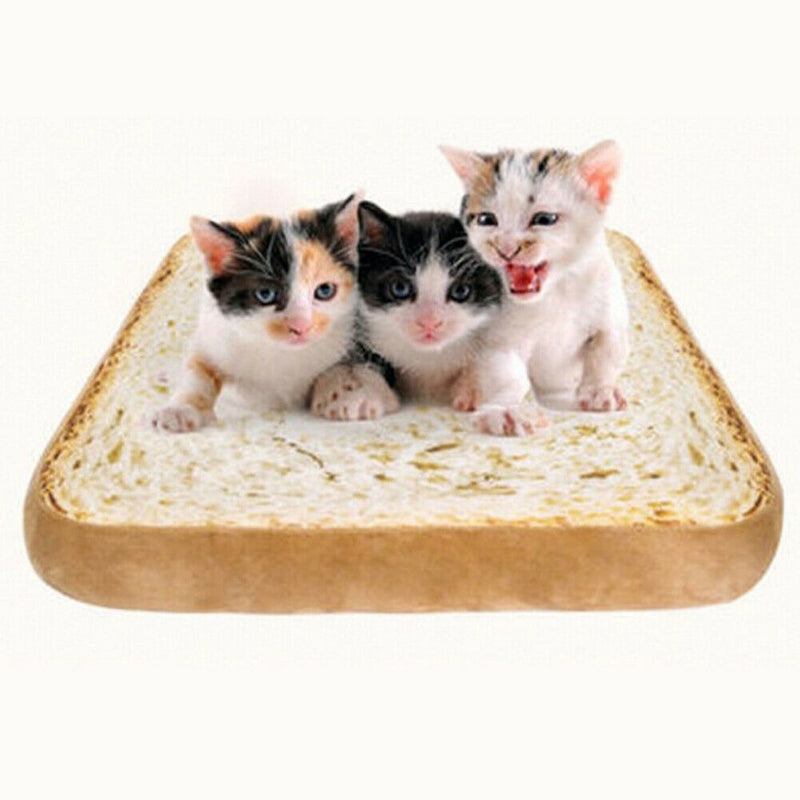 Toast Bread Shape Pet Mat Cushion Sponge Soft Comfortable Pet Dog Cat Pad A