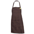 Plain Apron with Front Pocket Kitchen Cooking Craft Baking Coffee H6H7