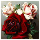 5D DIY Full Drill Diamond Painting Rose Flower Cross Stitch Embroidery Kits