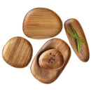 Wooden Two Tier Fruit Plate Multi-Layer Snack Candy Cake Plate Creative Rou