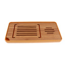 Chinese Gongfu Tea Table Serving Tray,Brown Tabletop Tray for Kungfu Tea Set