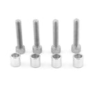 4pcs CNC Front Fender Raiser Kits Bolts Rise up 10mm for BMW R nineT Racer