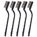 10 pieces Scratch Brush (Stainless Steel + Brass), Curved Handle Masonry br T1L9