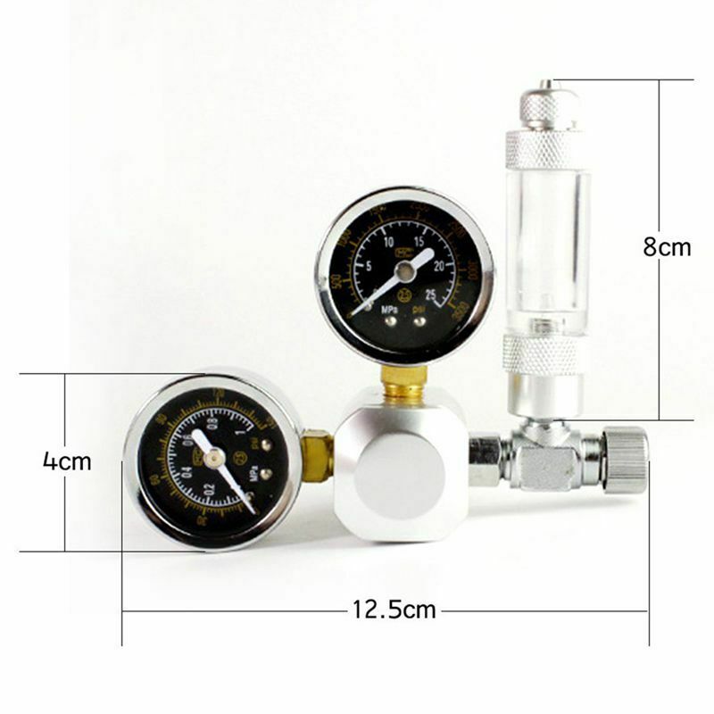 Aquarium Co2 Regulator Tank Live Plant Flow Pressure Control Check Valve Bu