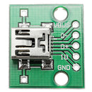 10Pcs Mini Usb To Dip Female Head Mini-5P Patch To Dip 2.54Mm Adapter Board N1V3