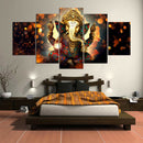 Decorative Canvas Prints Wall Hanging Artwork Painting Picture Elephant-S