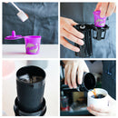 Single Serve Coffee Maker Travel Mug Compatible with K-Cup for Ground Coffee,