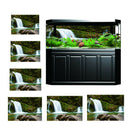 Aquarium Fish Tank Background Poster Waterfall Landscape Decor 61x30cm