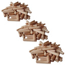 300x Wooden Dowel Rods Unfinished Hardwood Stick For Craft Woodworking Craft